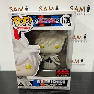 Funko Pop Bleach White Ichigo AAA Exclusive #1739 + Protector
